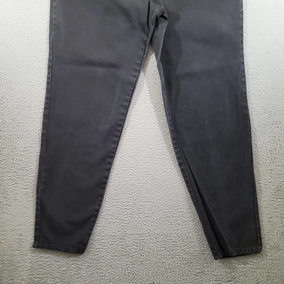 Vintage Carolina Blues‎ Jeans Womens 18 Tall Black Straight Leg Slim High Waist - Picture 6 of 12